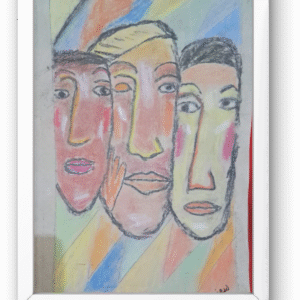 Pastel on Mixed Media Art Paper (9 x 13 inches)